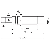 DPI M18 PNP NO P12mm non noyé 69(42)mm Laiton 10-30Vdc / M12 4P