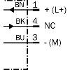 DPI M08 PNP NF P2mm noyé lg41(25)mm Laiton 10-30Vdc / M08 3P