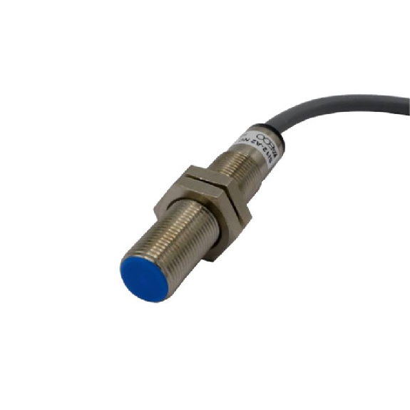DPI M12 2 fils AC NO P2mm noyé lg60(42)mm 20-250VAC / Câble 2m PVC-Lire la description