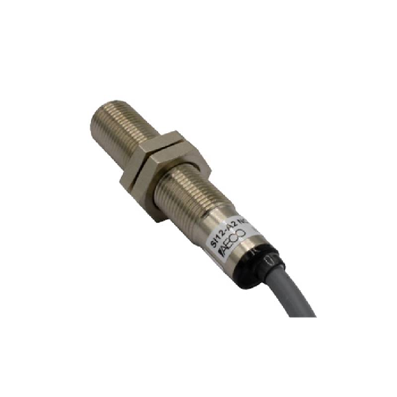 DPI M12 2 fils AC NO P2mm noyé lg60(42)mm 20-250VAC / Câble 2m PVC-Lire la description