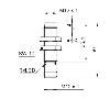 DPI M12 PNP NF P10mm non noyé lg50(31,4)mm Laiton 6-36Vdc / M12 4P