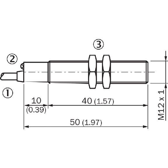 DPM Ex M12 2 fils DC NAMUR P70mm / Câble 2m PVC-Lire la description