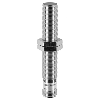 DPI M12 PNP NO/NF P4mm noyé lg85(70)mm Laiton 6-36Vdc / M12 5P