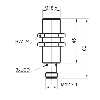 DPI M18 IO-Link PushPull P0-10mm noyé IO-Link Laiton 8-36Vdc / M12 4P