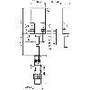 DPI Rect. NPN NO P7mm noyé 20x32x8mm Métal 10-30Vdc / M08 3P+C0.3m