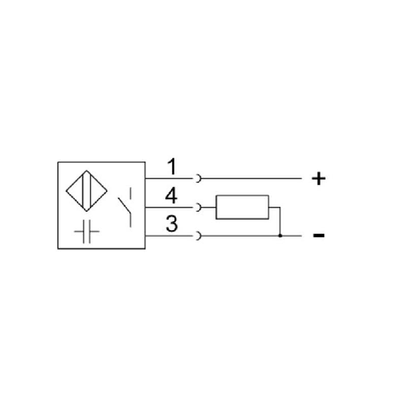 DPC M30 PNP NO/NF P20mm noyé lg87(54)mm Plast. / M12 4P-Lire la description