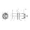 DPC M30 PNP NO/NF P20mm noyé lg87(54)mm Plast. / M12 4P