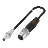 DPI M04 PNP NO P1mm noyé lg22mm Inox 10-30Vdc / M08 3P+C0.3m PUR