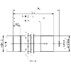 DPI M30 PNP NO P15mm non noyé lg83(37)mm Laiton / M12 4P