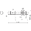 DPI M12 PNP NO P8mm non noyé lg52,2(30)mm Laiton 10-30Vdc / M12 4P