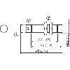 DPI M12 NPN NO P4mm non noyé lg45(27)mm Laiton 10-30Vdc / M12 4P
