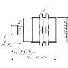 DPI M30 PNP NO P22mm quasi-noyé lg48,5(35)mm Laiton 10-30Vdc / M12 4P