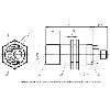 DPC M30 PNP NO/NF P30mm non noyé lg86,5(38)mm Inox / M12 4P