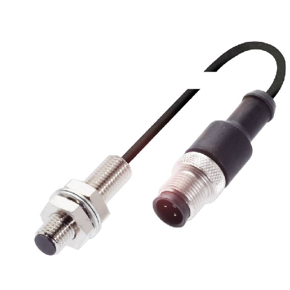 DPI M08 PNP NF P1,5mm noyé lg35mm Inox 10-30Vdc / M12 4P+C2m-Lire la description