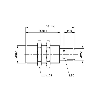 DPI M18 PNP NO P5mm noyé lg50(36)mm Laiton 10-30Vdc / M12 4P