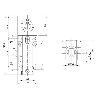 DPI Rect. PNP NO+NF P20mm noyé 40x40x120mm 10-55Vdc / Bornier
