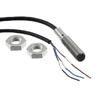 DPI M08 PNP NO P2mm noyé lg42(27)mm Inox / Câble 5m-Lire la description