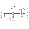 DPI M12 PNP NF P4mm noyé lg65(50)mm Inox 10-30Vdc +85°C / M12 4P