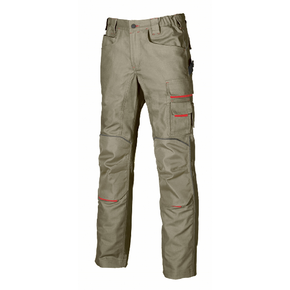 U-Power - Pantalon de travail kaki FREE U-Power - Pantalon de travail kaki FREE-Lire la description
