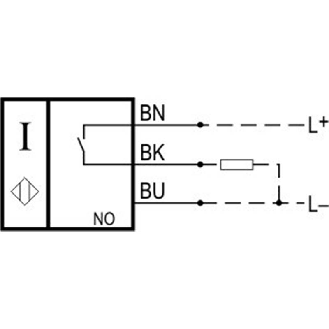 DPI M12 PNP NO P2mm noyé 50mm Laiton 10-30Vdc / Câble 2m-Lire la description