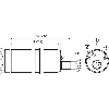 DPC M30 NPN NO+NF P3-16mm noyé Pot. Plast. 10-36Vdc / M12 4P
