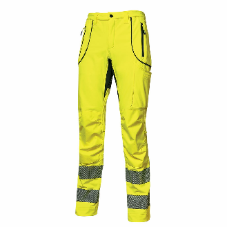 U-Power - Pantalon jaune haute visibilité Stretch REN-Lire la description