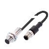 DPI M12 2 fils DC NO P3mm noyé lg43mm Laiton / M12 4P+C0.3m