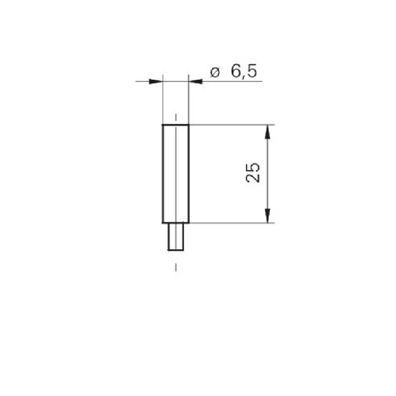 DPI D6,5 2 fils NAMUR ATEX P1,5mm noyé lg25mm 5-30Vdc / Câble 2m PUR-Lire la description