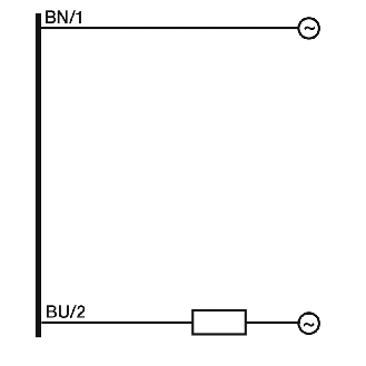 Cap.M18,2 wires AC-NO,Cable,Sch-LD-Lire la description