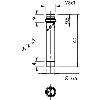 DPI D6,5 PNP NO P2,5mm non noyé / M08 3P