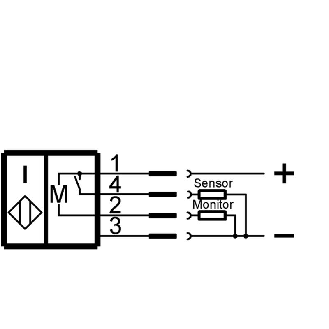 DPI HP M12 PNP NO P1,5mm noyé lg78mm Inox 10-30Vdc 500bar / M12 4P-Lire la description