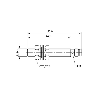 DPI M08 NPN NO P1,5mm noyé lg55mm Inox 10-30Vdc / M08 3P