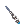 DPI M05 NPN NO P1,5mm noyé lg25(20)mm Inox 10-30Vdc / Câble 2m PUR