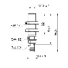 DPI à vis butée M12 PNP NO P1,2mm lg56.3mm Acier / M08 3P