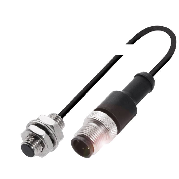 DPI M08 PNP NO P1,5mm noyé lg20mm Inox 10-30Vdc / M12 4P+C1.5m-Lire la description