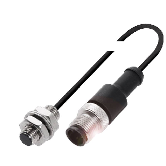 DPI M08 PNP NO P1,5mm noyé lg20mm Inox 10-30Vdc / M12 4P+C1.5m-Lire la description