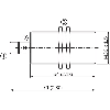DPI M30 2 fils DC NF P15mm noyé lg71(54)mm Laiton 10-30Vdc / M12 4P