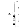 DPI D6,5 PNP NF P2mm noyé lg30mm 10-30Vdc / M08 3P+C0.2m