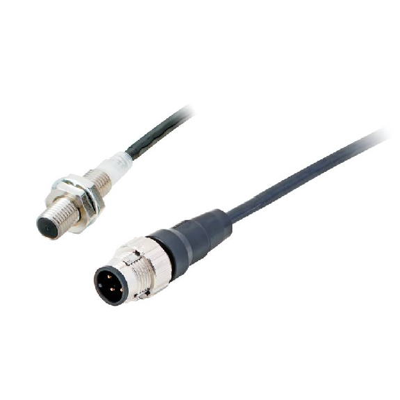 DPI M08 2 fils DC NF P2mm noyé Inox / M12 4P+C0.3m huile-Lire la description