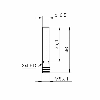 DPI D6,5 PNP NO P2mm noyé lg46mm Acier 10-30Vdc / M08 3P
