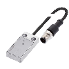 DPI Rect. PNP NO+NF P5mm noyé 25x50x10mm Alu / M12 4P+C0.2m