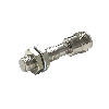 DPI M08 NPN NO P2mm noyé Court Inox 10-30Vdc M12 4P