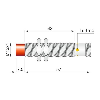 DPI M12 PNP NO P4mm non noyé 72(43)mm Laiton 10-30Vdc / M12 4P