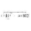 DPI M08 PNP NO P2mm noyé lg30mm Inox 10-30Vdc / M08 3P+C0.5m