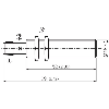 DPI M18 NPN NF P5mm noyé lg69(52)mm Laiton 10-30Vdc / M12 4P