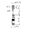 DPI M05 NPN NO P1mm noyé lg20mm Acier 10-30Vdc / M08 3P+C0.2m PUR
