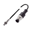 DPI M05 PNP NO P1,5mm noyé 27mm Inox 10-30Vdc / M12 4P+C0.2m PUR