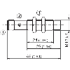 DPI M12 NPN NO P8mm non noyé lg46(24)mm Laiton 10-30Vdc / M12 4P