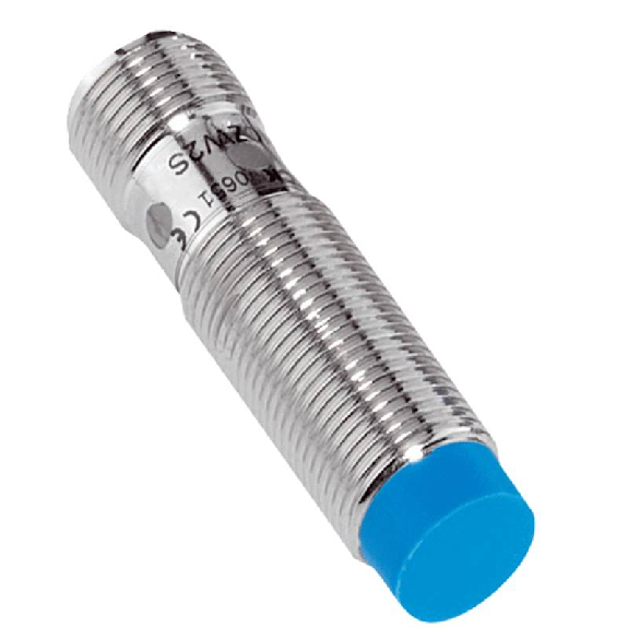 DPI M12 NPN NO P8mm non noyé lg46(24)mm Laiton 10-30Vdc / M12 4P-Lire la description
