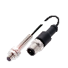 DPI M08 PNP NO P2mm noyé lg50mm Laiton 12-30Vdc / M12 4P+C0.2m